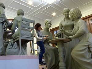 Sculptor Crafts First Women’s Statue For Central Park
