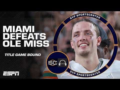 Miami to the National Championship 😤 Recapping the Canes' Fiesta Bowl win vs. Ole Miss | SC with SVP