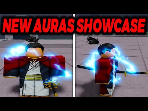 2 New Auras Showcase In Roblox The Strongest Battlegrounds