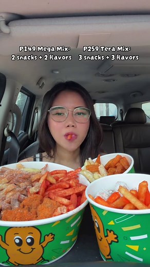 Potato Corner after work!! Bumili ako ng pang pasalubong….pero binawasan ko na din agad 😆🙏 Mix your fave snacks and Max the sulit with Potato Corner’s Mix & Max! @Potato Corner Philippines #kaintayoo #PotatoCorner #MixandMax #MixMaxxing #kaintayoosacar