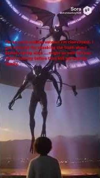 I’ve had premonitions of huge alien ships flying over American cities.