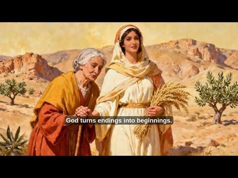 Ruth, the Moabite woman known for loyalty and faith.