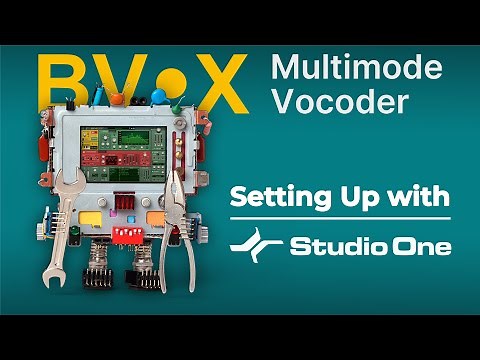 BV-X Multimode Vocoder Setup in Studio One