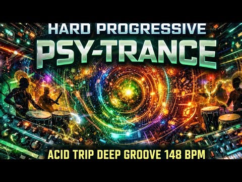 Chaotic Hard Progressive Psy-Trance | Acid Trip Deep Groove 148 BPM