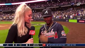 63K views · 3.9K reactions | "Win two more games so we keep going. That's all it means. Let's go, baby. Let's go!" Ozzie Albies gets it. | FanDuel Sports Network South | Facebook