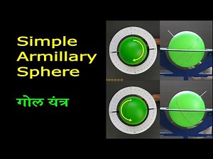 Simple Armillary Sphere #astronomy