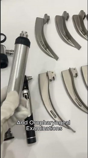 Surgical ENT Diagnostic Set & Fiber Optic Laryngoscope Set | German Stainless Steel Instruments