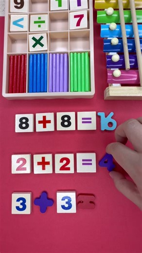 8+8=16, 2+2=4, 3+3=?