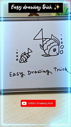 Easy Drawing Using Numbers ✏️ | Fun Trick for Beginners #shorts #youtubeshorts #drawing #easydrawing