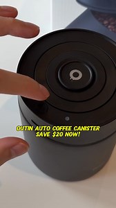 🌟 Outin's Coffee Canister: Easy, Effortless, and Fresh! One-Touch Vacuum Sealing for Your Beans. Visit Us: https://outin.com/products/coffee-canister | Outin Portable Electric Espresso Machine