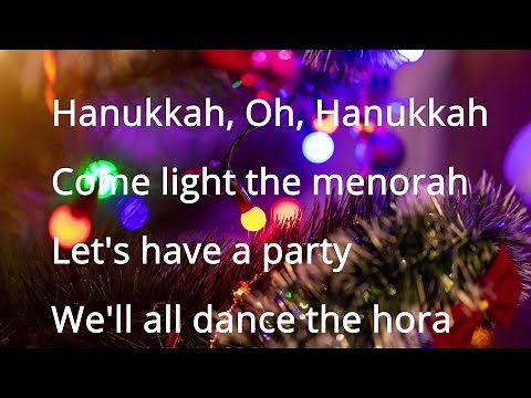 🕎 Hanukkah, Oh Hanukkah || Celebrate the Festival of Lights || Christmas Songs with Lyrics