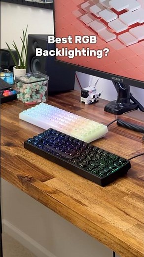 Best RGB Backlighting? #keyboard #setup #mechanicalkeyboard #desksetup