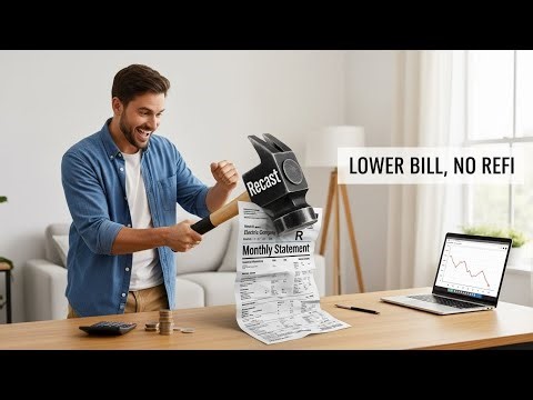 Lower Your Payment Without Refinancing! (Mortgage Recast) 📉🔨