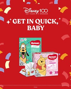 12 reactions · 4 comments | Celebrate the wonder together, with Huggies NEW Limited Edition Disney 100 designs. ✨ Available for a limited time only and while stocks last. | Huggies | Facebook