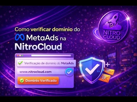 Como verificar seu dominio no Meta Ads (2026) - NitroCloud Hospedagem de Sites