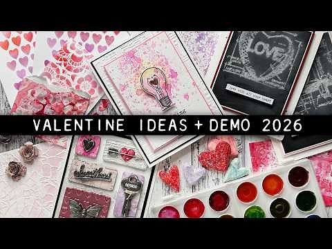 Tim Holtz Valentine Ideas + Demo