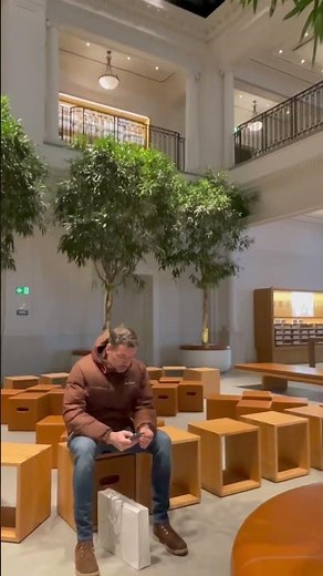 Apple Store In Amsterdam Is Wow! 😱😍 #applestore #iphone #ios #gadgets #modern #amsterdam #shorts
