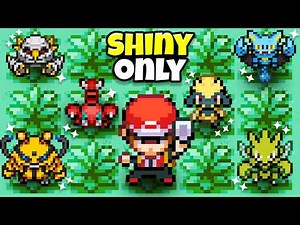 Pokemon Radical Red But I can Only Use Shiny Pokemon! (Hard Rom Hack)