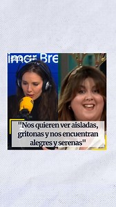 Hora 25 on Instagram: "@ineshernand, sobre la polémica de Lalachus: "Nos quieren ver aisladas, gritonas y nos encuentran alegres y serenas" #inéshernand #lalachus #campanadas"