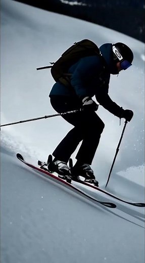 Epic Skiing Adventure in Snowy Mountains, Aspen Colorado