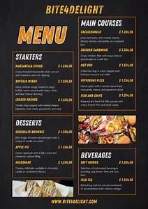 Editable Burger Menu Card Template: Canva Food Design (digital Download) - Etsy Canada