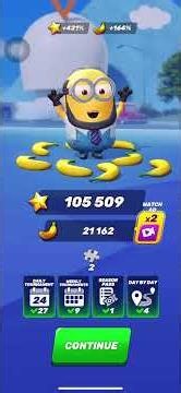 Minion Rush Unity Grandpa Minion dancing in Run results