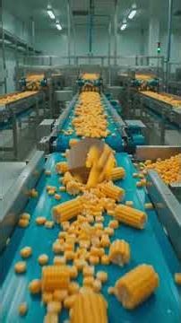 🌽 Sweet Corn Processing Factory | Makka Cutting & Packing Machine Process