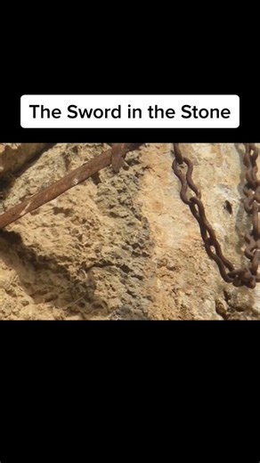 This is the legendary seord of King Roland found embedded into the stone wall above a chapel in France #Mystery #archaeology #history | Uncovering Ancient Civilizations