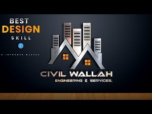 Civil Construction Company Logo || Professional Logo Design Tutorial || Pixellab Logo Design ||