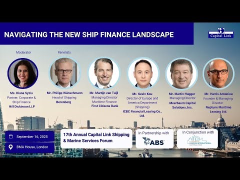 17th Annual Capital Link Shipping & Marine Services Forum |Navigating the New Ship Finance Landscape