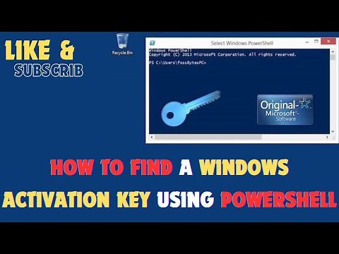 How to Find a Windows Activation Key Using PowerShell