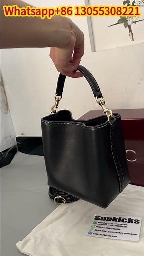 Fashion Gucci GG Emblem Mini Bucket Bag Review from Supkicks #supkicks #gucci #guccibag #bag