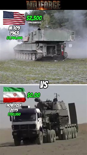 M109 Self-Propelled Howitzer vs Hoveyzeh | Cost-Per-Shot, Range & Firepower Clash!