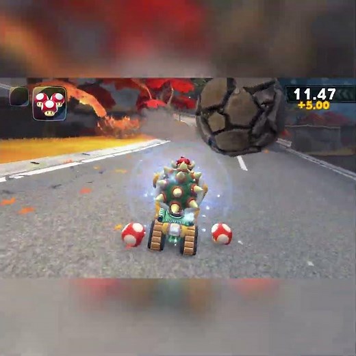 Look out! Look out again! Look out some more! [Bowser] P-Switch | Mario Kart World #shorts #dwj