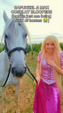 Max horse Bloopers | Rapunzel #cosplay Tangled