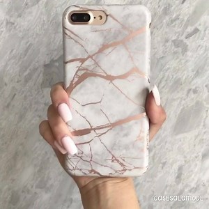 1.4M views · 995 shares | Introducing our new White & Rose CHROME marble case!⚡️ www.CASESALAMODE.com/products/whitechrome ✨all of our custom marble cases are soft, high grade flexible material that provides full protection including a front raises lip for drop protection! Fast shipping. #casesalamode | CASES A LA MODE | Facebook