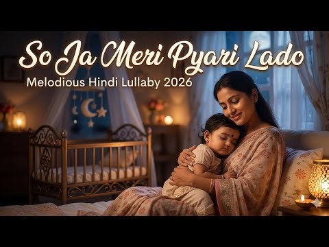 So Ja Meri Pyari Lado | Hearttouching Indian Lori for Baby Girl | Hindi Lullaby 2026 👧🏽👧🏻👶🏻👧🏾👧🏼🤱🏻