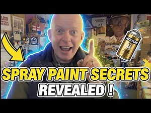 Spray Paint Art Secrets Revealed - White Sprayed Onto Black!