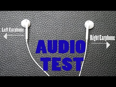 Right Earphone Left Earphone Test