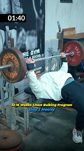885K views · 11K reactions | Day 1 : Bulking program for chest muscle...