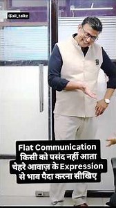 No one likes flat communication. Create emotions through facial expressions and voice @ali_talkz