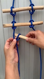 Practical methods for making rope ladder knots #knot #rope #knotting #knottutorial #reels #diy #usa | Knot Rope