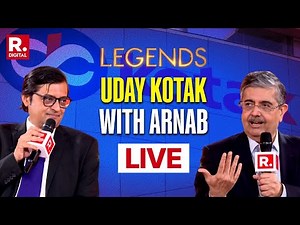Uday Kotak’s Most Insightful And Inspirational Interview On ‘Legends’ With Arnab Goswami