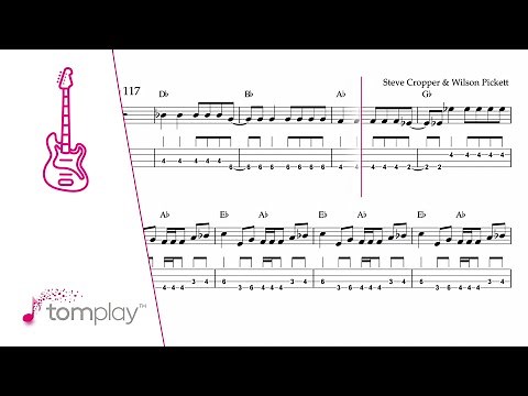 Pickett Wilson: The Commitments - In the Midnight Hour (Intermediate) - Bass Tabs with Play Along
