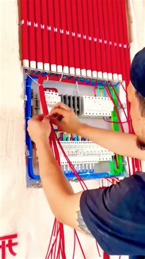How to Wire a Residential Main Breaker Box Like a Pro #shortvideo