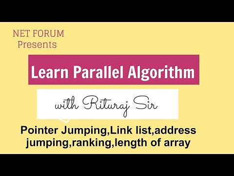 Parallel algorithm lecture 8: pointer jumping in PRAM Model