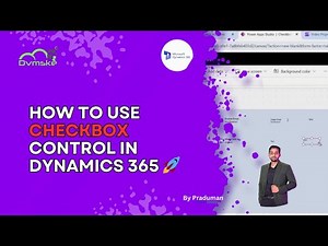 How to Use Checkbox Control in Power Apps in Dynamics 365 🚀