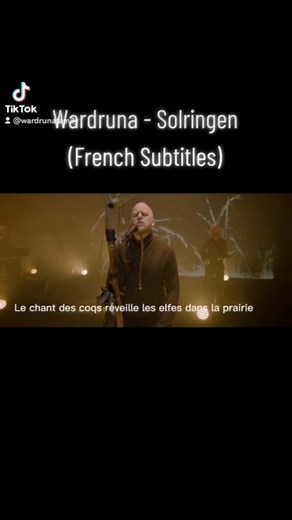 2.3K views · 533 reactions | Our new French song translation Solringen  The full version is on our youtube channel. Link in bio  Wardruna - Solringen ( French Subtitles) Many thanks to @sailor_lila_vaillant for the song translation  #wardruna #einarselvik #kvitravn #wardrunafamily #nordic #wardrunamusic #concert #live #whiteraven #french #subtitles #lyrics #oldnorse #paganmusic #nordicmusic #lindyfayhella #music #solringen | Wardruna Fanpage | Facebook