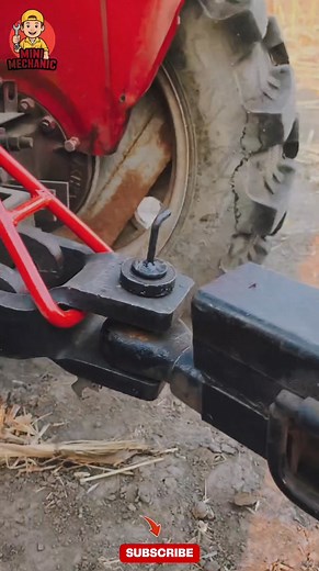 Get a detailed close-up look at the tractor’s three-point hitch system—one of the most essential mechanisms for attaching farm implements safely and efficiently. From lift arms to the top link, see how each part works together to deliver perfect control and stability during field operations. Good machinery makes farm work easier! #TractorHitch #ThreePointHitch #FarmMachinery #Agriculture #TractorLife #FarmTools #MachineWork #WorkshopHacks #MechanicTips #Shorts | Mini Mechanic