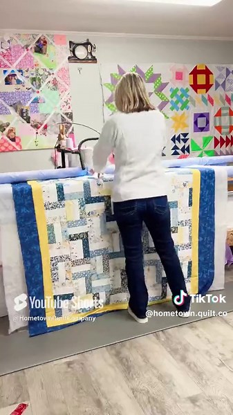 Blue Yellow Quilt